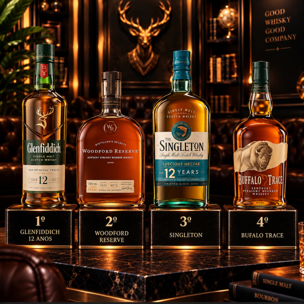 Guerra de peso 2 Single Malt x 2 Bourbons
